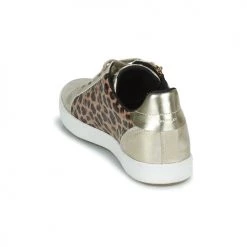 Chaussures Femme Baskets basses Geox D BLOMIEE C DorÃ© / LÃ©opard -Baskets mode Soldes 22643040 500 E