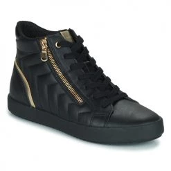 Chaussures Femme Baskets montantes Geox D BLOMIEE E Noir