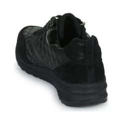 Chaussures Femme Baskets basses Geox D AIRELL A Noir -Baskets mode Soldes 22643066 500 E
