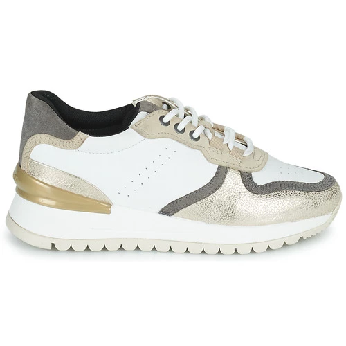 Chaussures Femme Baskets basses Geox D DESYA A Blanc / Beige 2 Chaussures Femme Baskets basses Geox D DESYA A Blanc / Beige – Image 2