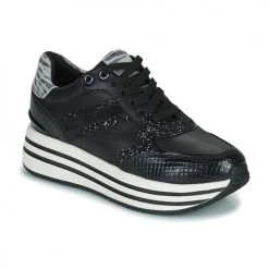 Chaussures Femme Baskets basses Geox D KENCY B Noir