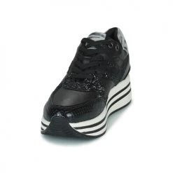 Chaussures Femme Baskets basses Geox D KENCY B Noir -Baskets mode Soldes 22643072 500 C