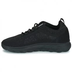 Chaussures Femme Baskets basses Geox D SPHERICA A Noir -Baskets mode Soldes 22643078 500 D