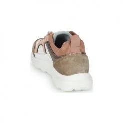 Chaussures Femme Baskets basses Geox D SPHERICA C Beige / Rose -Baskets mode Soldes 22643081 500 E