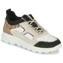Chaussures Femme Baskets basses Geox D SPHERICA C Beige