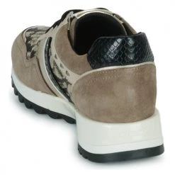 Chaussures Femme Baskets basses Geox D TABELYA A Beige / Marron -Baskets mode Soldes 22643085 500 E