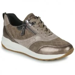 Chaussures Femme Baskets basses Geox D AIRELL Beige