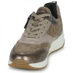 Chaussures Femme Baskets basses Geox D AIRELL Beige -Baskets mode Soldes 22643134 500 C
