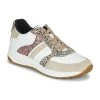 Chaussures Femme Baskets basses Geox D AIRELL Blanc / Beige