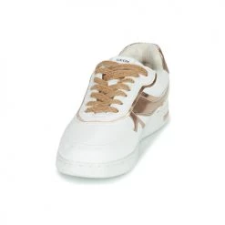 Chaussures Femme Baskets basses Geox D JAYSEN Blanc / Doré -Baskets mode Soldes 22643136 500 C