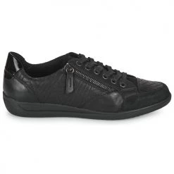 Chaussures Femme Baskets basses Geox D MYRIA Noir -Baskets mode Soldes 22643138 500 B