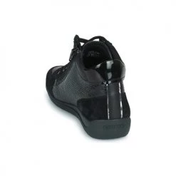 Chaussures Femme Baskets montantes Geox D MYRIA Noir -Baskets mode Soldes 22643139 500 E