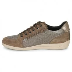 Chaussures Femme Baskets basses Geox D MYRIA Beige -Baskets mode Soldes 22643141 500 D
