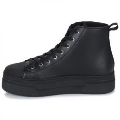 Chaussures Femme Baskets montantes Armani Exchange XV571-XDZ021 Noir -Baskets mode Soldes 22649926 500 D