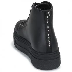 Chaussures Femme Baskets montantes Armani Exchange XV571-XDZ021 Noir -Baskets mode Soldes 22649926 500 E