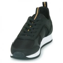 Chaussures Baskets basses Emporio Armani EA7 LACES U Noir / Or -Baskets mode Soldes 22651420 500 C