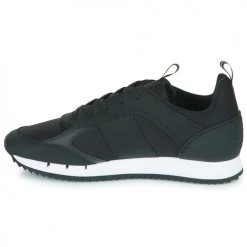 Chaussures Baskets basses Emporio Armani EA7 LACES U Noir / Or -Baskets mode Soldes 22651420 500 D