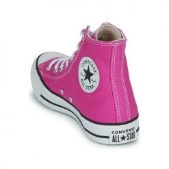 Chaussures Femme Baskets montantes Converse Chuck Taylor All Star Desert Color Seasonal Color Fushia -Baskets mode Soldes 22654878 500 E
