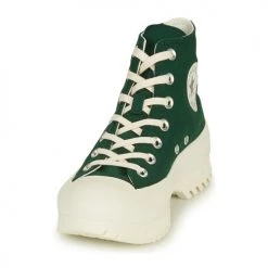 Chaussures Femme Baskets montantes Converse Chuck Taylor All Star Lugged 2.0 Platform Seasonal Color Vert -Baskets mode Soldes 22654892 500 C