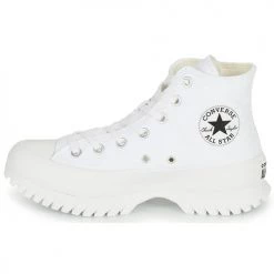 Chaussures Femme Baskets montantes Converse Chuck Taylor All Star Lugged 2.0 Foundational Canvas Blanc -Baskets mode Soldes 22654894 500 D