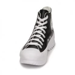 Chaussures Femme Baskets montantes Converse Chuck Taylor All Star Lugged 2.0 Leather Foundational Leather Noir -Baskets mode Soldes 22654896 500 C