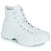 Chaussures Femme Baskets montantes Converse Chuck Taylor All Star Lugged 2.0 Leather Foundational Leather Blanc