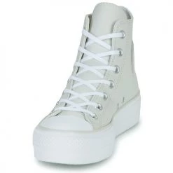 Chaussures Femme Baskets montantes Converse Chuck Taylor All Star Millennium Glam Blanc -Baskets mode Soldes 22654902 500 C
