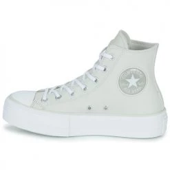 Chaussures Femme Baskets montantes Converse Chuck Taylor All Star Millennium Glam Blanc -Baskets mode Soldes 22654902 500 D