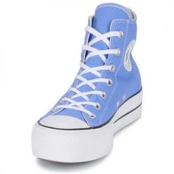 Chaussures Femme Baskets montantes Converse Chuck Taylor All Star Lift Canvas Seasonal Color Bleu -Baskets mode Soldes 22654904 500 C