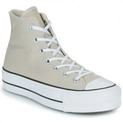 Chaussures Femme Baskets montantes Converse Chuck Taylor All Star Lift Canvas Seasonal Color Beige