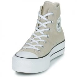 Chaussures Femme Baskets montantes Converse Chuck Taylor All Star Lift Canvas Seasonal Color Beige -Baskets mode Soldes 22654905 500 C