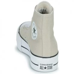 Chaussures Femme Baskets montantes Converse Chuck Taylor All Star Lift Canvas Seasonal Color Beige -Baskets mode Soldes 22654905 500 E