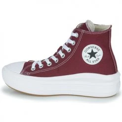 Chaussures Femme Baskets montantes Converse Chuck Taylor All Star Move Canvas Platform Seasonal Color Bordeaux -Baskets mode Soldes 22654906 500 D
