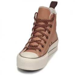 Chaussures Femme Baskets montantes Converse Chuck Taylor All Star Lift Winter Tones Rose -Baskets mode Soldes 22654909 500 C