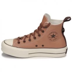 Chaussures Femme Baskets montantes Converse Chuck Taylor All Star Lift Winter Tones Rose -Baskets mode Soldes 22654909 500 D