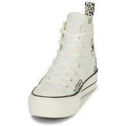 Chaussures Femme Baskets montantes Converse Chuck Taylor All Star Lift Animalier Blanc / Noir -Baskets mode Soldes 22654916 500 C