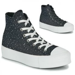 Chaussures Femme Baskets montantes Converse Chuck Taylor All Star Lift Millennium Glam Noir