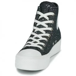 Chaussures Femme Baskets montantes Converse Chuck Taylor All Star Lift Millennium Glam Noir -Baskets mode Soldes 22654923 500 C