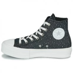 Chaussures Femme Baskets montantes Converse Chuck Taylor All Star Lift Millennium Glam Noir -Baskets mode Soldes 22654923 500 D