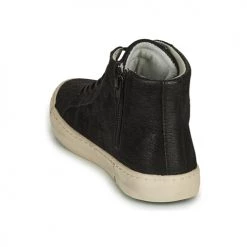 Chaussures Femme Baskets montantes Le Temps des Cerises SOHO Noir / Argenté -Baskets mode Soldes 22685549 500 E
