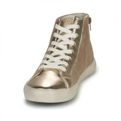 Chaussures Femme Baskets montantes Le Temps des Cerises SOHO Doré -Baskets mode Soldes 22685551 500 C