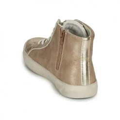 Chaussures Femme Baskets montantes Le Temps des Cerises SOHO Doré -Baskets mode Soldes 22685551 500 E