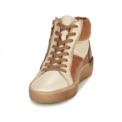 Chaussures Femme Baskets montantes Pikolinos VITORIA Ecru / Marron -Baskets mode Soldes 22718176 500 C