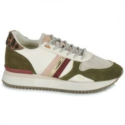 Chaussures Femme Baskets basses Serafini TORINO Kaki / Blanc -Baskets mode Soldes 22725587 500 B