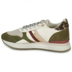 Chaussures Femme Baskets basses Serafini TORINO Kaki / Blanc -Baskets mode Soldes 22725587 500 D