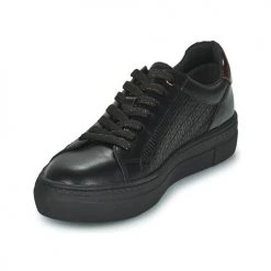 Chaussures Femme Baskets basses Tamaris 23313-092 Noir / Cuivre -Baskets mode Soldes 22729560 500 C