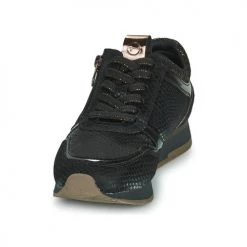 Chaussures Femme Baskets basses Tamaris 23603 Noir / Cuivre -Baskets mode Soldes 22729561 500 C