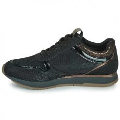 Chaussures Femme Baskets basses Tamaris 23603 Noir / Cuivre -Baskets mode Soldes 22729561 500 D