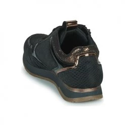 Chaussures Femme Baskets basses Tamaris 23603 Noir / Cuivre -Baskets mode Soldes 22729561 500 E