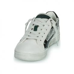 Chaussures Femme Baskets basses Tamaris 23607 Blanc / Argenté -Baskets mode Soldes 22729565 500 C
